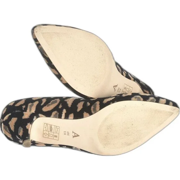 Anthropologie Leopard Print Velvet Heel w/ Cushion Insole Size 6 - Picture 5 of 5